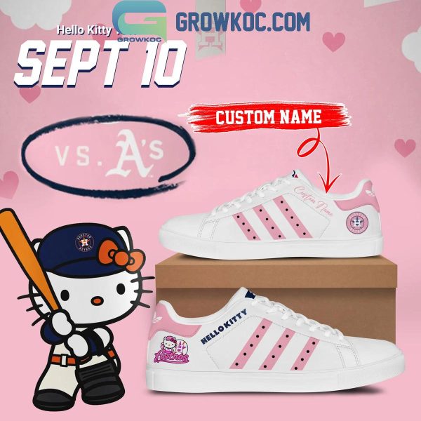 Houston Astros Hello Kitty Night September 10th Personalized Stan Smith Shoes