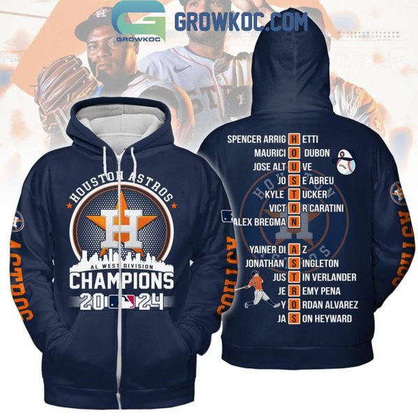 Houston Astros Skyline AL West Champs 2024 Hoodie T-Shirt