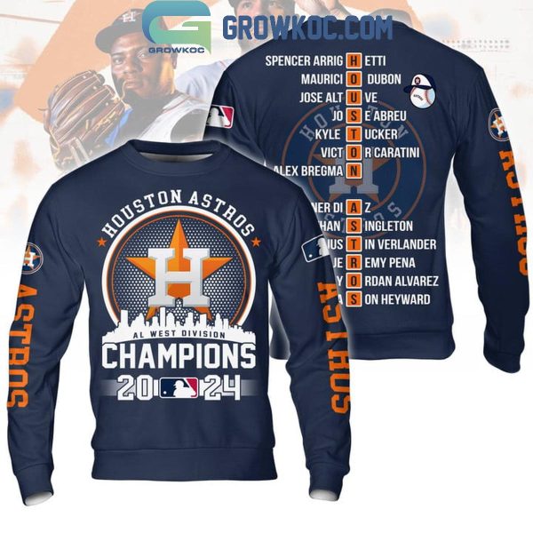 Houston Astros Skyline AL West Champs 2024 Hoodie T-Shirt