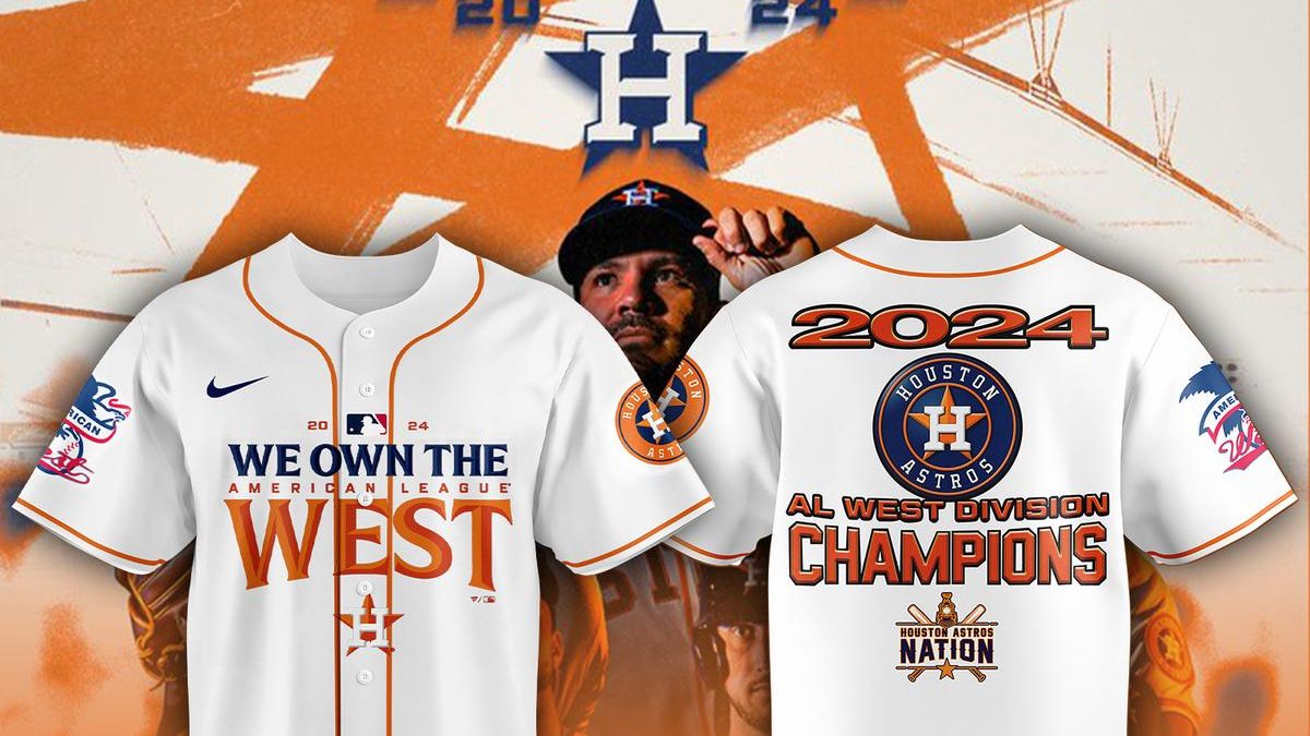 Houston Astros We Own The AL West Division Champions 2024 Baseball Jersey Growkoc