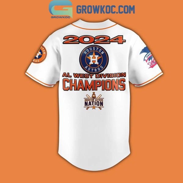 Houston Astros We Own The AL West Division Champions 2024 Baseball Jersey