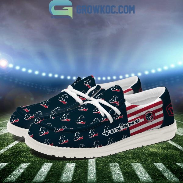 Houston Texans 2024 Version Personalized Hey Dude Shoes