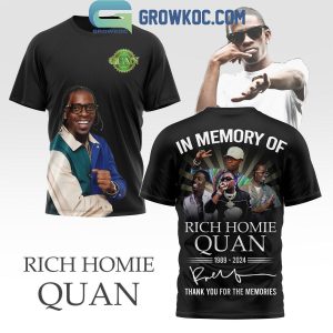 In Memory Of Rick Homie Quan 1989-2024 Hoodie T-Shirt