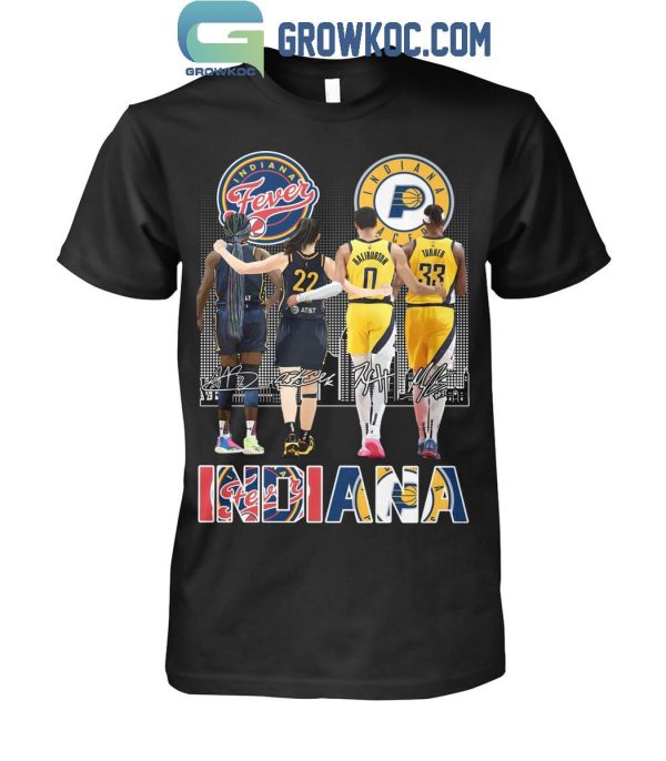 Indiana Fever Indiana Pacers Deadly Duo 2024 Proud T-Shirt