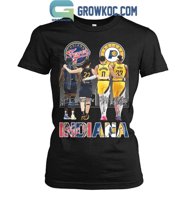 Indiana Fever Indiana Pacers Deadly Duo 2024 Proud T-Shirt