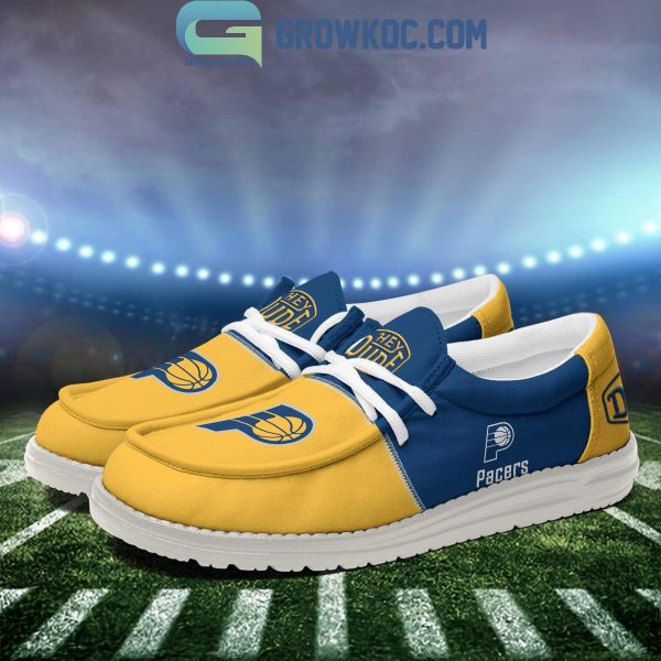 Indiana Pacers 2024 Personalized Hey Dude Shoes