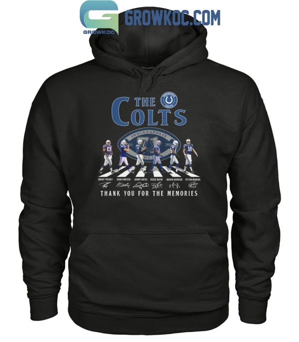 Indianapolis Colts The Legends Of The Colts 71 Years Of Memories T-Shirt