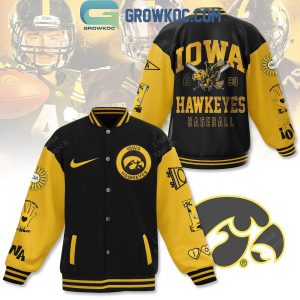 Iowa Hawkeyes Since 1890 Saturdays Is For The Wave Baseball Jacket