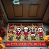 Kentucky Wildcats In This House We Love Halloween Horror Movies Doormat