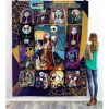 Jack Skellington Halloween To My Wife The Day I Met You Fleece Blanket Quilt