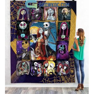 Jack Skellington And Sally 2024 True Love Fleece Blanket Quilt