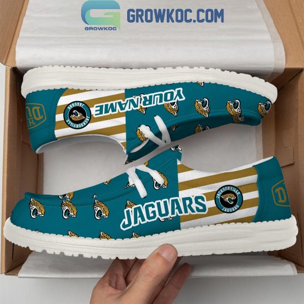 Jacksonville Jaguars 2024 Version Personalized Hey Dude Shoes