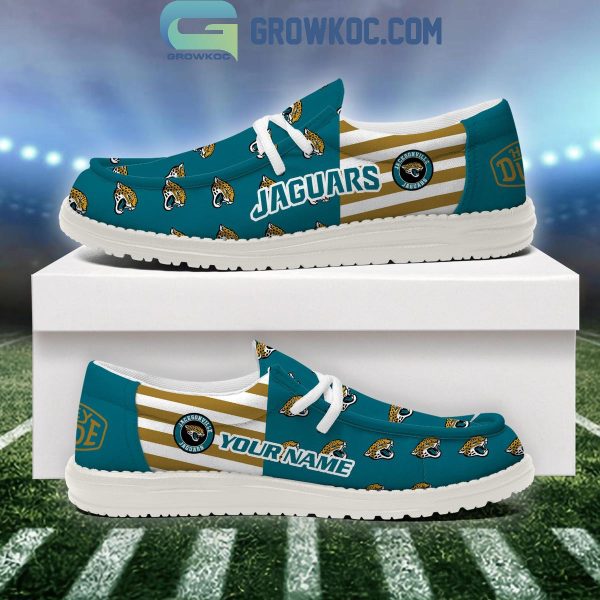 Jacksonville Jaguars 2024 Version Personalized Hey Dude Shoes