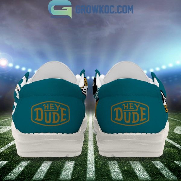 Jacksonville Jaguars 2024 Version Personalized Hey Dude Shoes