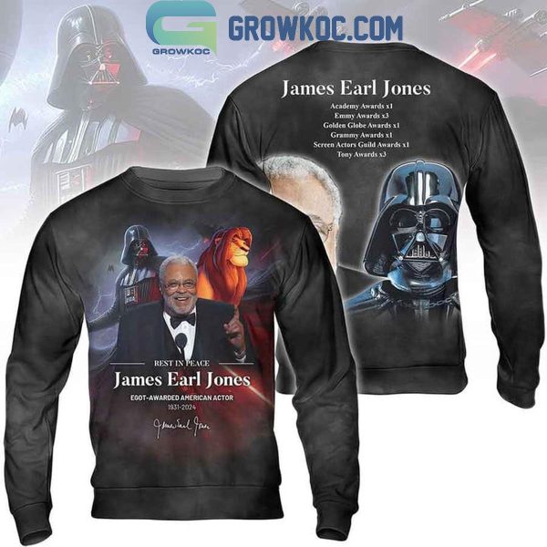 James Earl Jones Egot-Awarded American Actor Rest In Peace Hoodie T-Shirt