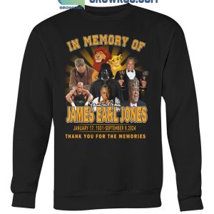 James Earl Jones Thank You For The Memories Forever In Our Heart T-Shirt