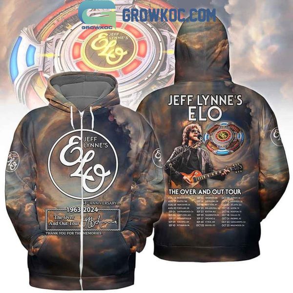 Jeff Lynne’s Elo 61st Anniversary Thank You Tour 2024 Hoodie T-Shirt