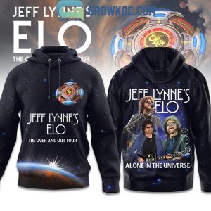 Jeff Lynne’s Elo The Over And Out 2024 Tour Alone In The Universe Hoodie T-Shirt