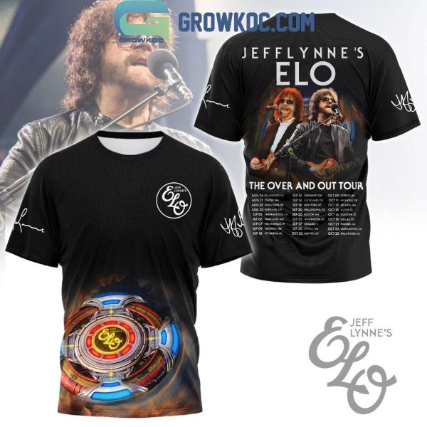 Jeff Lynne’s Elo The Over And Out Tour 2024 Hoodie T-Shirt