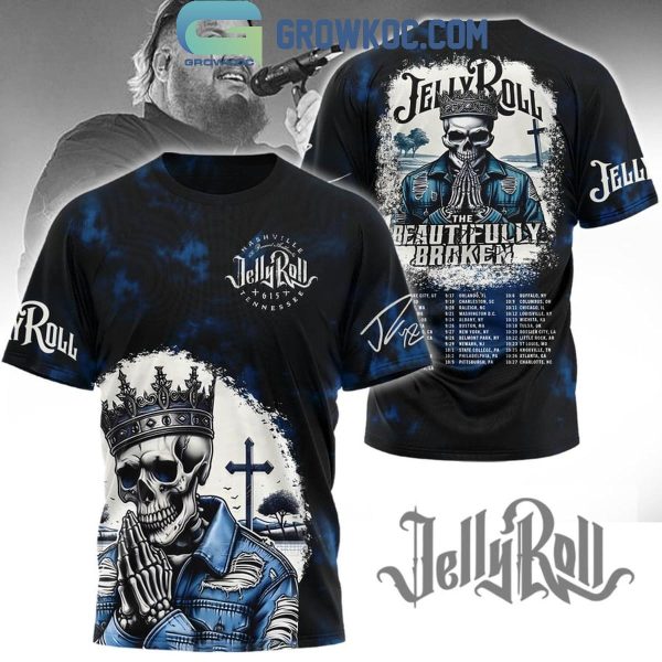 Jelly Roll The Beautifully Broken Tour In 2024 Halloween Hoodie T-Shirt