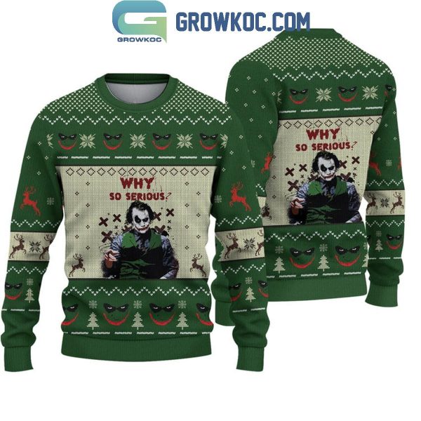 Joker Why So Serious Halloween Ugly Sweater