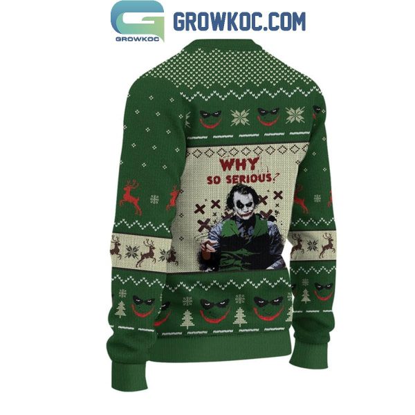 Joker Why So Serious Halloween Ugly Sweater