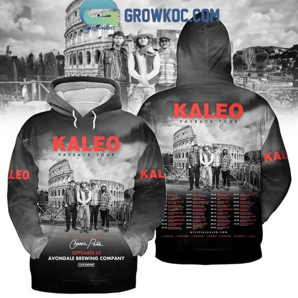 Kaleo Payback Tour 2024 Avondale Brewing Company Hoodie T-Shirt