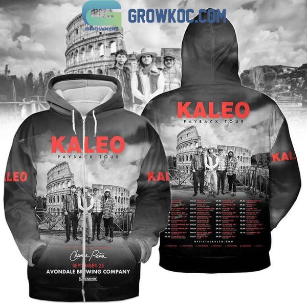 Kaleo Payback Tour 2024 Avondale Brewing Company Hoodie T-Shirt