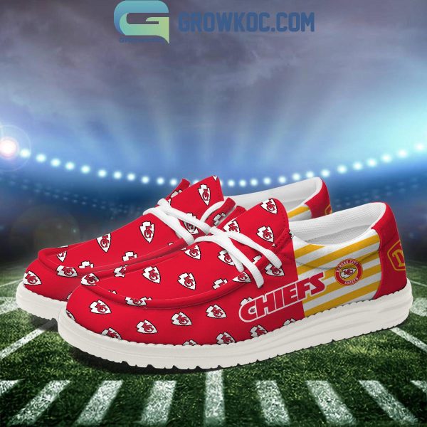 Kansas City Chiefs 2024 Version Personalized Hey Dude Shoes