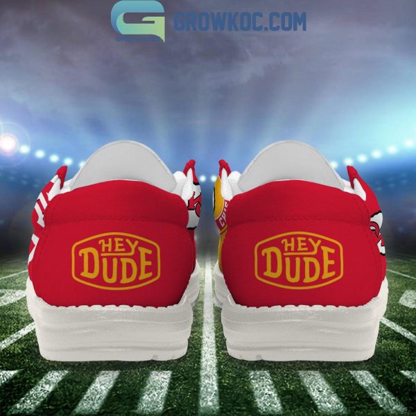 Kansas City Chiefs 2024 Version Personalized Hey Dude Shoes