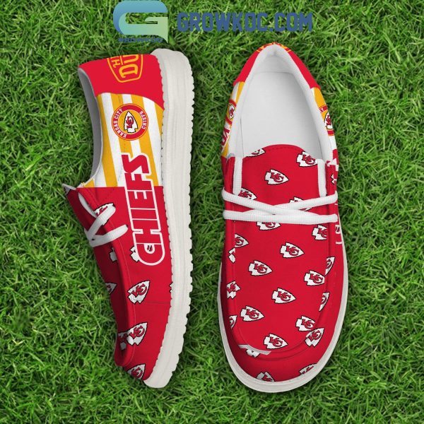 Kansas City Chiefs 2024 Version Personalized Hey Dude Shoes