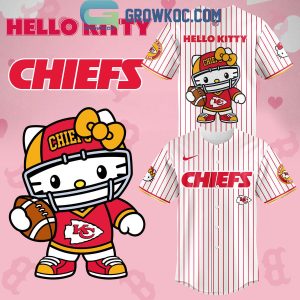 Kansas City Chiefs Celebrating Hello Kitty 2024 Baseball Jersey