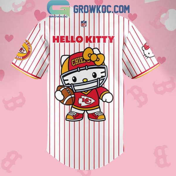 Kansas City Chiefs Celebrating Hello Kitty 2024 Baseball Jersey