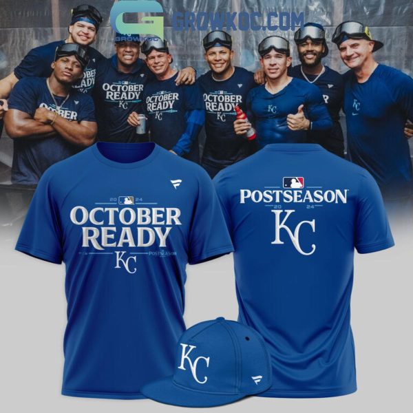 Kansas City Royals Fanatics Royal 2024 Postseason Locker Room Hoodie T-Shirt