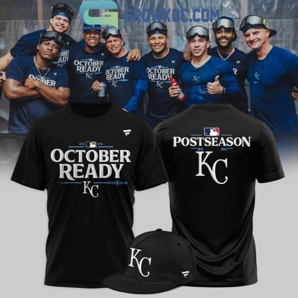 Kansas City Royals Fanatics Royal 2024 Postseason Locker Room Hoodie T-Shirt