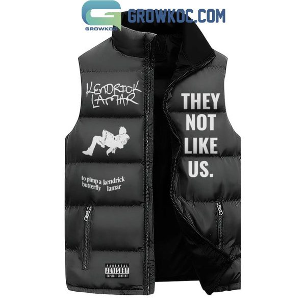 Kendrick Lamar They Not Like Us Sleeveless Puffer Jacket