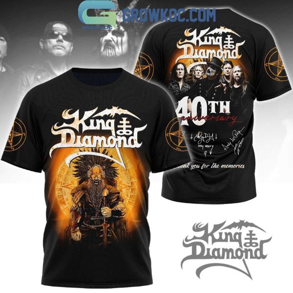 King Of Diamond 40th Anniversary Thank You For The Memories 2024 Hoodie T-Shirt