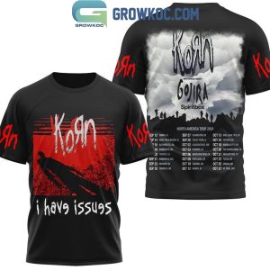 Korn I Have Issues With Gojira North America Tour 2024 Hoodie T-Shirt