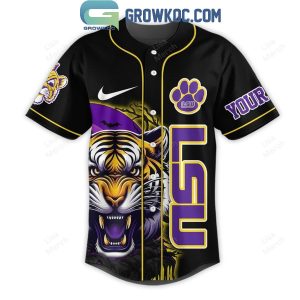 LSU Tigers Football Fear The Tigers 2024 Halloween Personalized Baseball Jersey