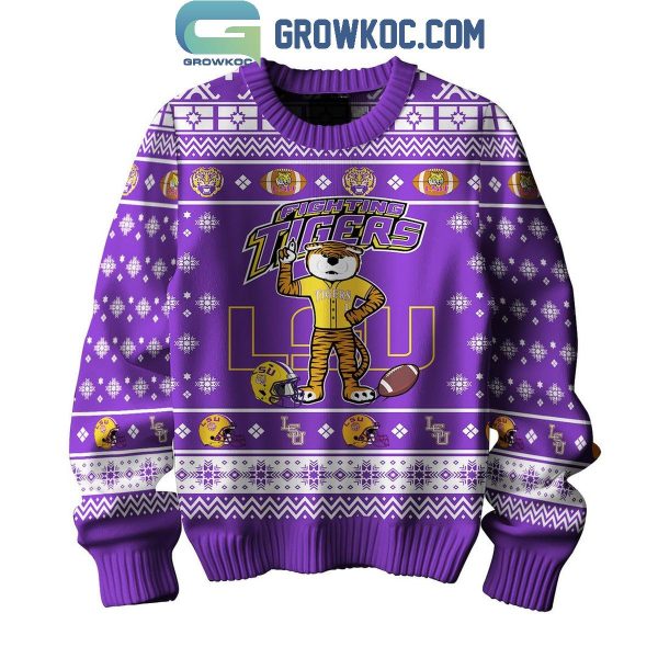 LSU Tigers Matchday Game On Christmas Ugly Sweater