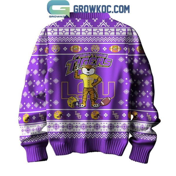 LSU Tigers Matchday Game On Christmas Ugly Sweater