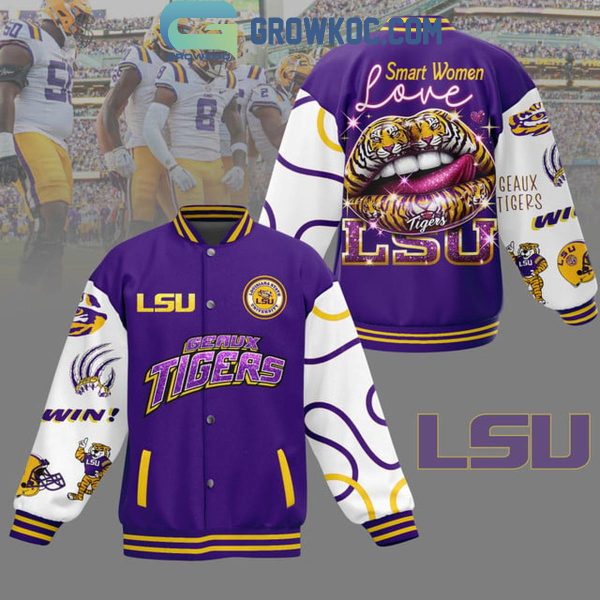 LSU Tigers Smart Women Love LSU Tigers Baseball Jacket