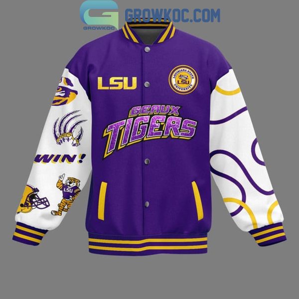 LSU Tigers Smart Women Love LSU Tigers Baseball Jacket