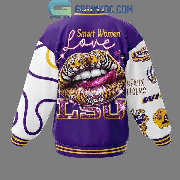 LSU Tigers Smart Women Love LSU Tigers Baseball Jacket