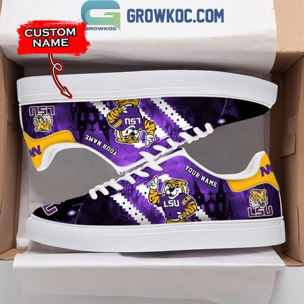 LSU Tigers The Tigers Football Team Personalized Stan Smith Shoes