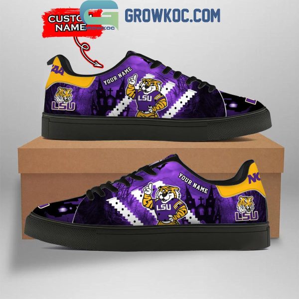 LSU Tigers The Tigers Football Team Personalized Stan Smith Shoes