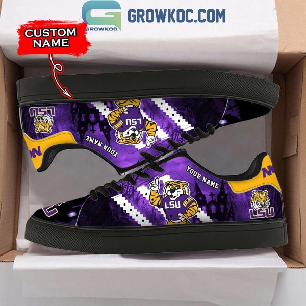 LSU Tigers The Tigers Football Team Personalized Stan Smith Shoes