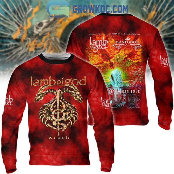 Lamb Of God Wrath Ashes Of Leviathan Tour 2024 Hoodie T-Shirt