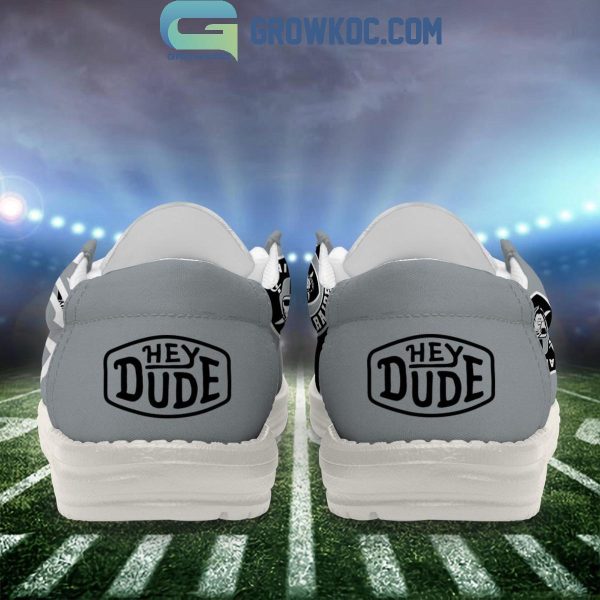 Las Vegas Raiders 2024 Version Personalized Hey Dude Shoes