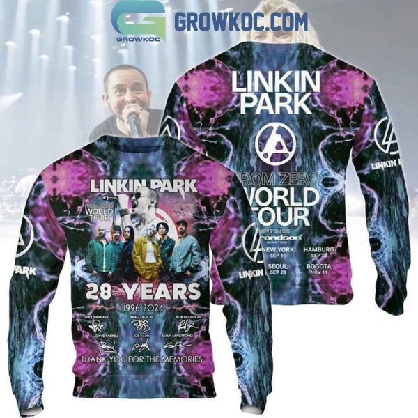 Linkin Park 1996-2024 From Zero World Tour Hoodie T-Shirt